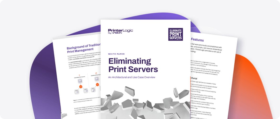 Eliminating Print Servers White Paper Decorative Image